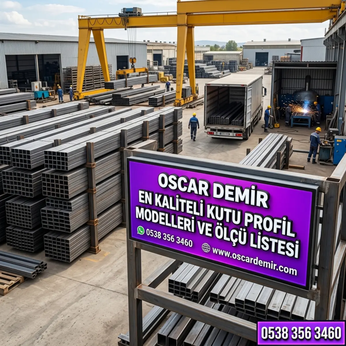 EN KALİTELİ KUTU PROFİL MODELLERİ VE ÖLÇÜ LİSTESİ