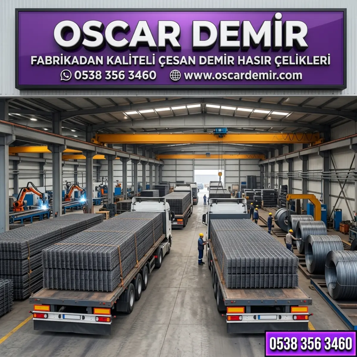 FABRİKADAN KALİTELİ ÇESAN DEMİR HASIR ÇELİKLERİ