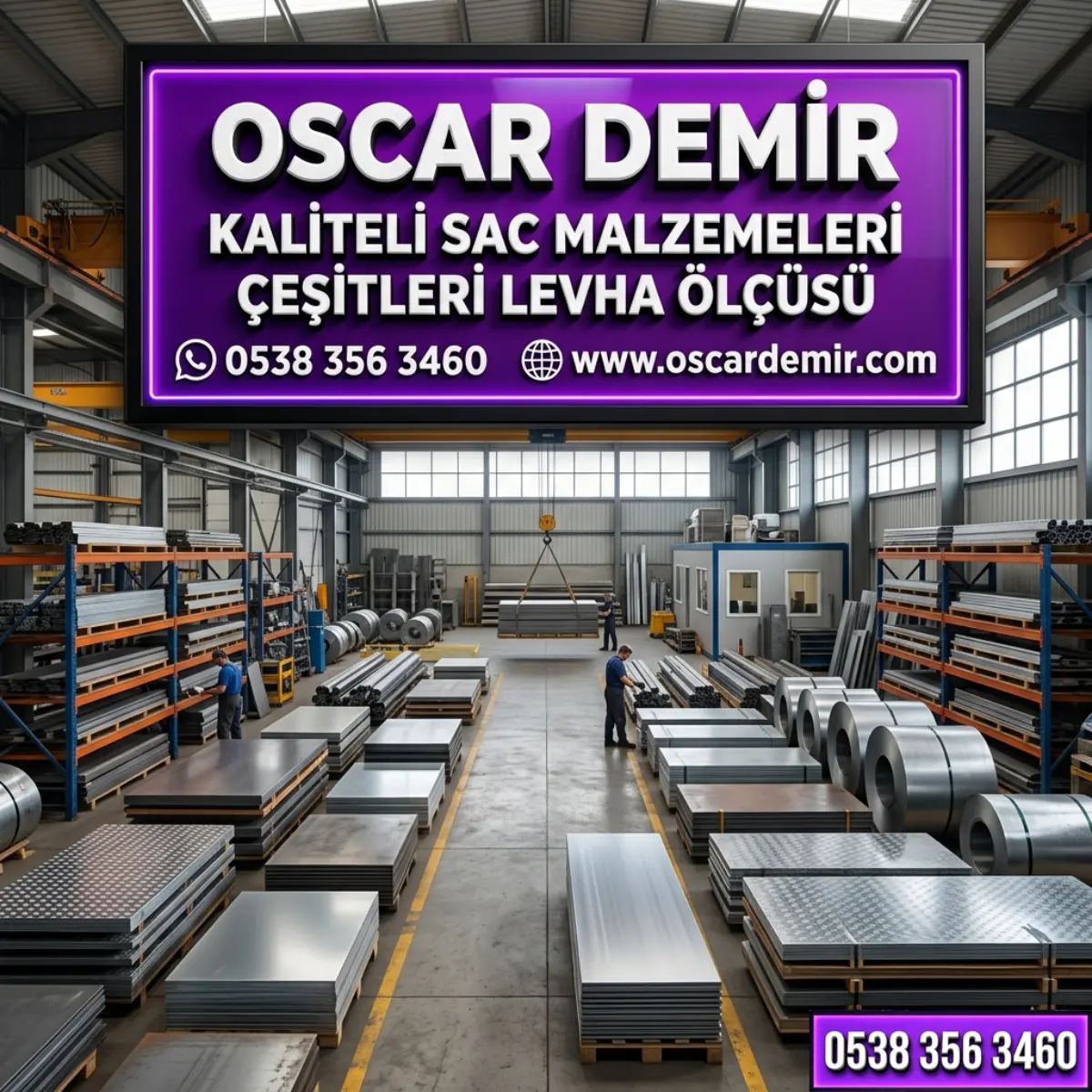 KALİTELİ SAC MALZEMELERİ ÇEŞİTLERİ LEVHA ÖLÇÜSÜ