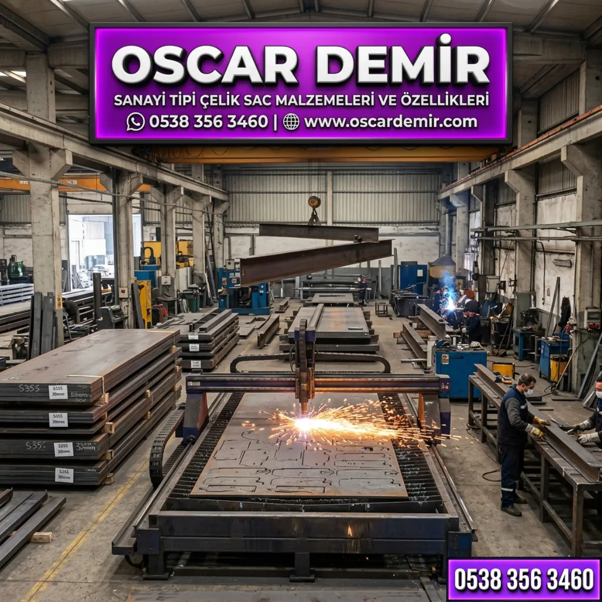 SANAYİ TİPİ ÇELİK SAC MALZEMELERİ VE ÖZELLİKLERİ